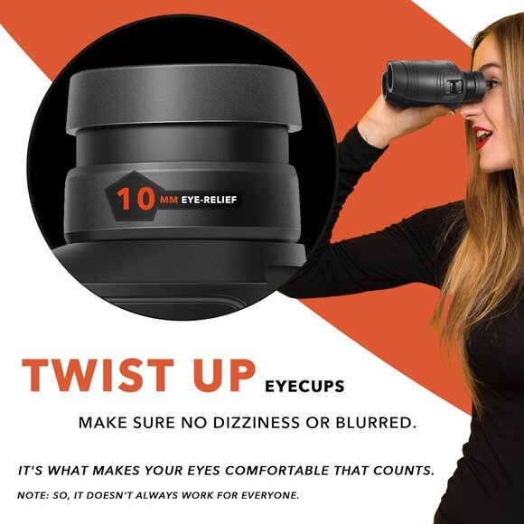 NIB Alatino 12x25 Compact Binoculars for Adults & Kids, - Picture 6 of 7